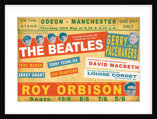Beatles Concert Poster by Rokpool